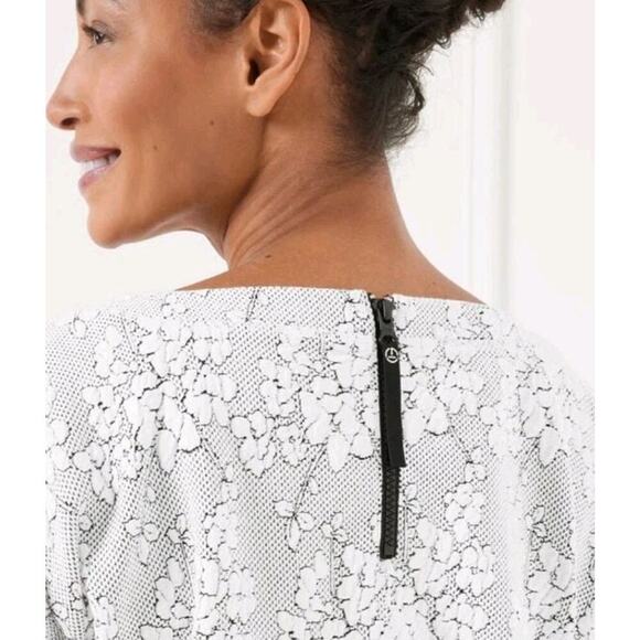 Talbots Crewneck Casual Confortable Short Sleeve Femenine Mini Dress M Casual - Picture 2 of 13